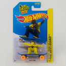 2014 Hot Wheels HW Off-Road Skate Punk azul 5SP base ZAMAC