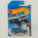 2019 Hot Wheels HW Race Day 64 Chevy Nova Wagon Gasser celeste 5SP Primera Edición