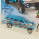 2019 Hot Wheels HW Race Day 64 Chevy Nova Wagon Gasser celeste 5SP Primera Edición