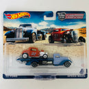 2021 Hot Wheels Car Culture Team Transport 32 Ford y camión Speed Waze Llantas de Goma RR base ZAMAC
