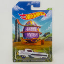 2014 Hot Wheels Walmart Exclusive Happy Easter Series Metrorail Nash Metropolitan blanco 5SP