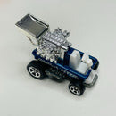 1998 Hot Wheels Radio Flyer Wagon 837 azul 5SP base ZAMAC - Loose/Suelto