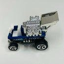 1998 Hot Wheels Radio Flyer Wagon 837 azul 5SP base ZAMAC - Loose/Suelto