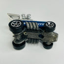 1998 Hot Wheels Radio Flyer Wagon 837 azul 5SP base ZAMAC - Loose/Suelto