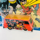 2022 Hot Wheels Premium Batman 66 Dodge A100 naranja Llantas de Goma RR