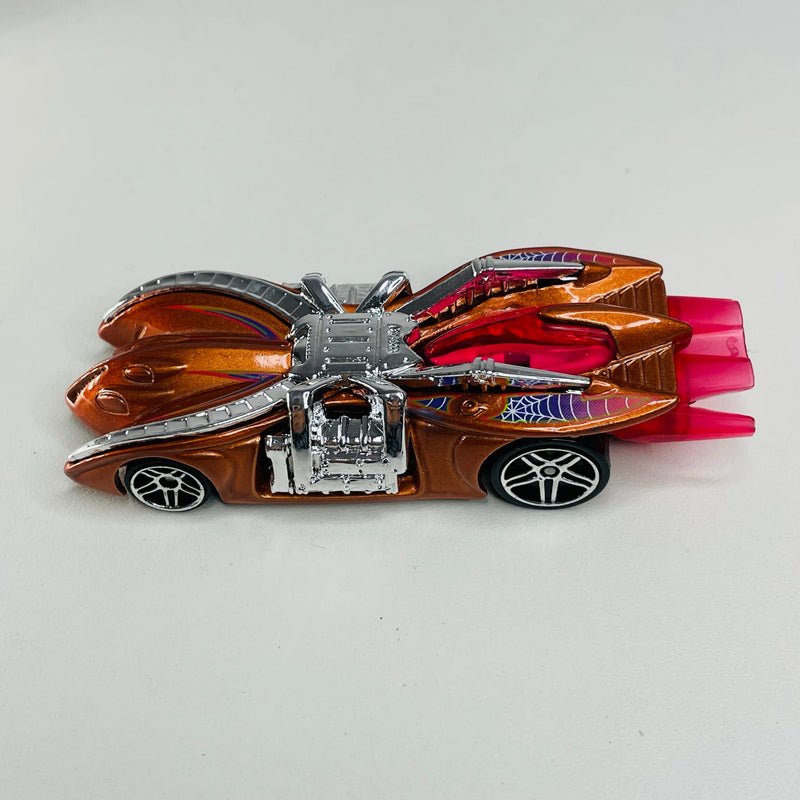 2003 Hot Wheels Arachnorod 120 naranja PR5 - Loose