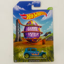 2014 Hot Wheels Walmart Exclusive Happy Easter Series 32 Ford Vicky turquesa 5SP base ZAMAC