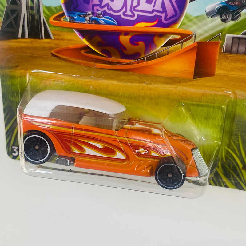 2014 Hot Wheels Walmart Exclusive Happy Easter Series Phaeton Ford naranja PR5 base ZAMAC