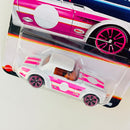 2025 Hot Wheels Walmart Exclusive Neon Speeders Datsun Fairlady 2000 Nissan blanco con rosado neón NS6