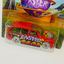 2014 Hot Wheels Walmart Exclusive Happy Easter Series Boom Box Cadillac Escalade rojo Bling