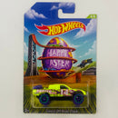 2014 Hot Wheels Walmart Exclusive Happy Easter Series Toyota Off-Road Truck verde fluorescente 6SP