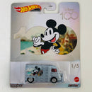 2023 Hot Wheels Premium Pop Culture Disney 100 Aniversario Mickey Mouse Citroën Type H celeste Llantas de Goma RR