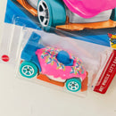 2025 Hot Wheels Factory Sealed NETFLIX Let's Race Donut Drifter rosado 5SP