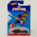 2014 Hot Wheels Marvel Spider-Man Duende Verde  ICandy verde OH5 base ZAMAC