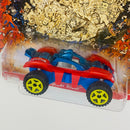 2014 Hot Wheels Walmart Exclusive Marvel Spider-Man Spider Rider rojo 5SP