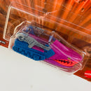 2022 Hot Wheels Premium Entertainment Masters of the Universe He-Man Land Shark morado con azul MC1 con 5SP Base Metal