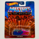 2022 Hot Wheels Premium Entertainment Masters of the Universe He-Man Land Shark morado con azul MC1 con 5SP Base Metal