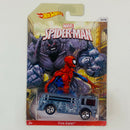 2014 Hot Wheels Walmart Exclusive Marvel Spider-Man Camión Bombero Fire Eater gris 5SP