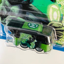2021 Hot Wheels Premium Pop Culture DC Comics Green Lantern Linterna Verde Volkswagen Kool Kombi verde Llantas de Goma RR base ZAMAC