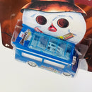 2011 Hot Wheels Premium Nostalgic Brands Hershey's Almond Joy Smokin Grille azul Llantas de Goma RR base ZAMAC Primera Edición
