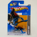 2012 Hot Wheels HW Code Cars Snow Ride negro metálico MC1 base ZAMAC