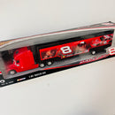 2006 Hasbro Winners Circle NASCAR Dale Earnhardt Jr 8 Trailer Rig Camión rojo Llantas de Goma