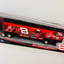 2006 Hasbro Winners Circle NASCAR Dale Earnhardt Jr 8 Trailer Rig Camión rojo Llantas de Goma