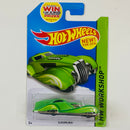 2014 Hot Wheels HW Workshop Screamliner verde 5SP Primera Edición