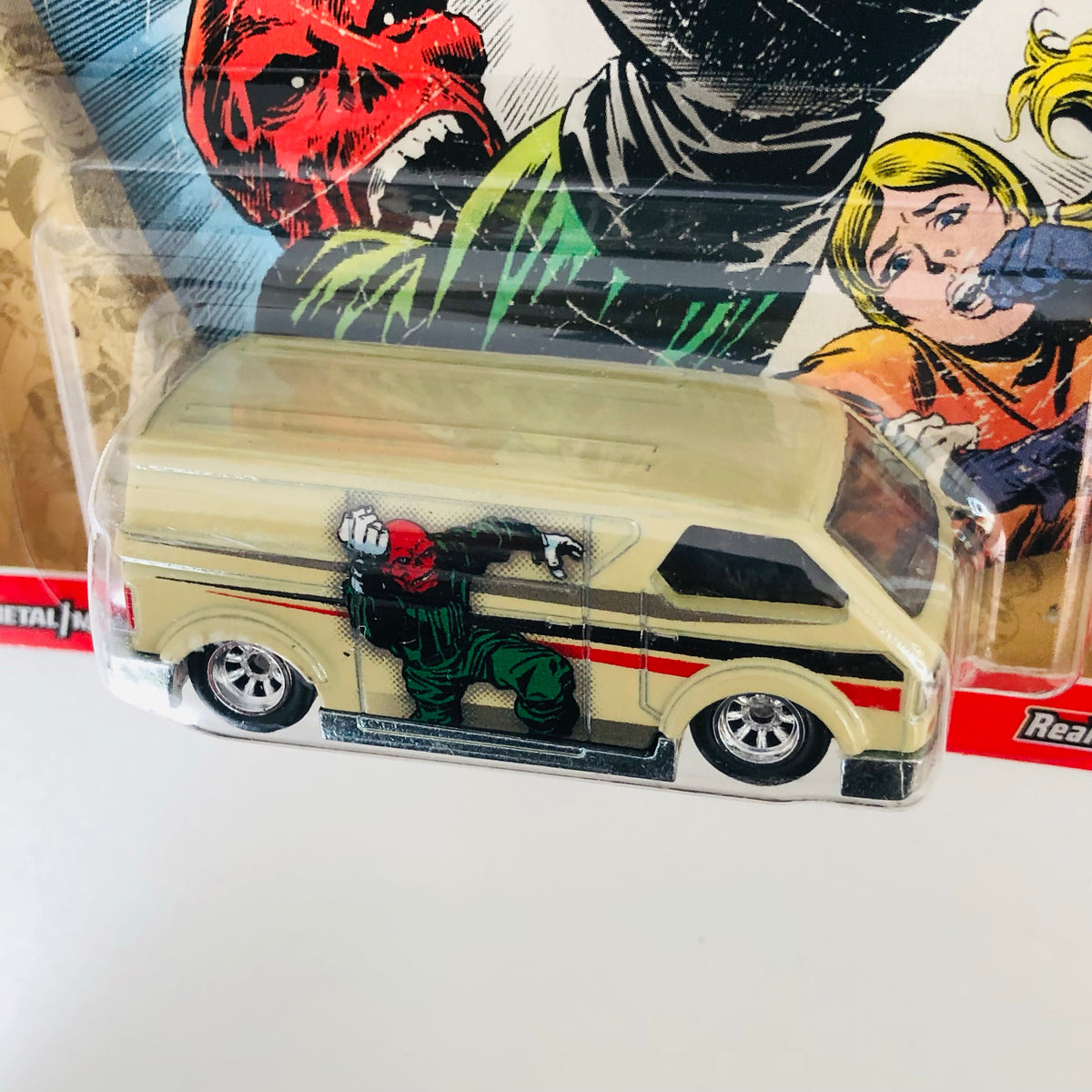 2021 Hot Wheels Premium Pop Culture Marvel Red Skull Cráneo Rojo MBK V