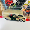 2021 Hot Wheels Premium Pop Culture Marvel Red Skull Cráneo Rojo MBK Van beige Llantas de Goma RR base ZAMAC