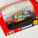 2007 Hasbro Winners Circle NASCAR 1:87 Jeff Gordon 24 DuPont Pepsi Chevrolet Monte Carlo SS azul con flamas Llantas Goodyear