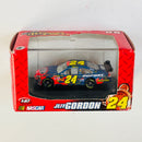 2008 Hasbro Winners Circle NASCAR 1:87 Jeff Gordon 24 DuPont Pepsi Chevrolet Impala SS azul con flamas Llantas Goodyear