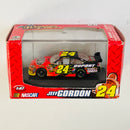 2009 Hasbro Winners Circle NASCAR 1:87 Jeff Gordon 24 DuPont Pepsi Chevrolet Impala SS negro con flamas Llantas Goodyear