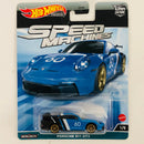 2023 Hot Wheels Premium Car Culture Speed Machines Porsche 911 GT3 azul CM6