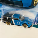 2023 Hot Wheels Premium Car Culture Speed Machines Porsche 911 GT3 azul CM6