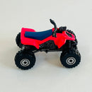 1992 Hot Wheels Suzuki Quadracer 165 rosado neón CT base ZAMAC - Loose/Suelto
