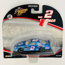 2006 Hasbro Winners Circle NASCAR Rusty Wallace 2 Miller Lite Dodge Charger azul con flamas Llantas Goodyear