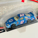 2006 Hasbro Winners Circle NASCAR Rusty Wallace 2 Miller Lite Dodge Charger azul con flamas Llantas Goodyear