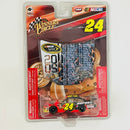 2009 Hasbro Winners Circle NASCAR Jeff Gordon 24 DuPont Pepsi Chevrolet Impala SS negro con flamas Llantas Goodyear con Capó Magnético