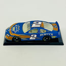 2006 Hasbro Winners Circle NASCAR Rusty Wallace 2 Rusty's 700th Start Dodge Charger azul Llantas Goodyear - Loose/Suelto