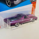 2024 Hot Wheels Super Treasure Hunt HW Hot Trucks 71 El Camino Chevrolet morado spectraflame Llantas de Goma RR - Detalle Marcas de Piocha
