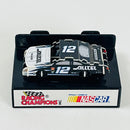 2002 Press Pass NASCAR Punch Out Kit Armable Ryan Newman 12 Alltel Dodge Charger negro Llantas Goodyear