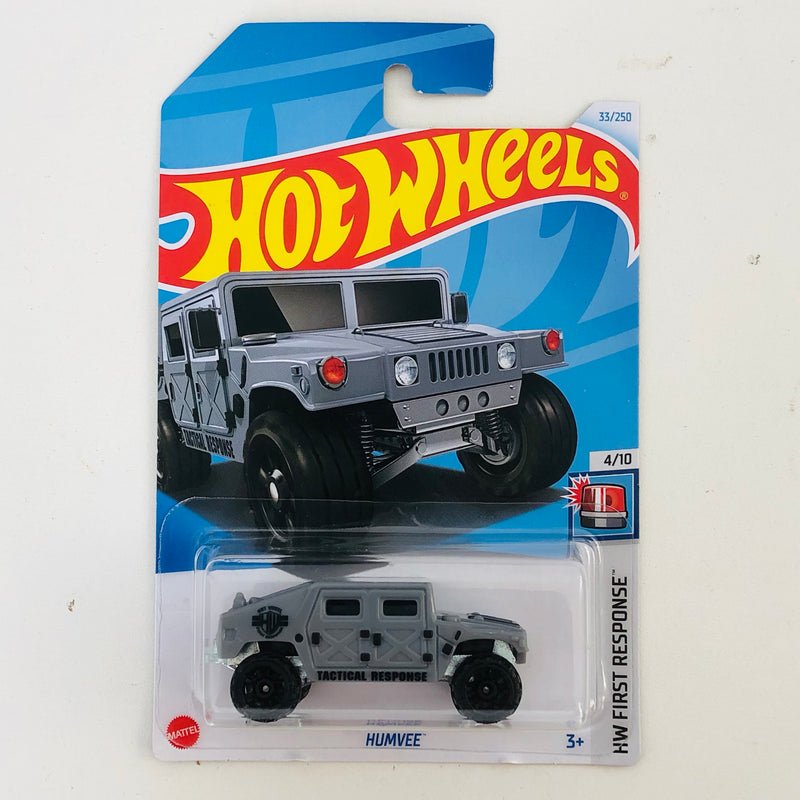 2024 Hot Wheels HW First Response Hummer Humvee gris 6SP