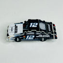 2002 Press Pass NASCAR Punch Out Kit Armable Ryan Newman 12 Alltel Dodge Charger negro Llantas Goodyear