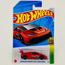 2024 Hot Wheels HW Exotics Lamborghini Huracan LP 620-2 Super Trofeo rojo 10SP con AD - Básico del STH