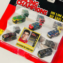 1997 Racing Champions NASCAR 1:144 Set de 5 - Chad Little 97 John Deere, Jeff Gordon 24 DuPont, Robby Gordon 40 Team Sabco, Ernie Irvan 28 Havoline, Brett Bodine 11 Close Call
