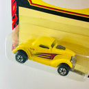 1997 Hot Wheels LEO Mattel Regular Collection Neet Streeter 36 Ford Coupe amarillo BW base ZAMAC - Hecho en la India