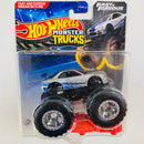 2025 Hot Wheels Monster Trucks Fast & Furious Rápidos y Furiosos Nissan Skyline GT-R R34 plata metálico MT con Auto Aplastable