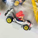 2020 Hot Wheels Mario Kart Baby Mario B-Dasher blanco MK