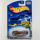 2002 Hot Wheels Hot Rod Magazine 1932 Ford Deuce Roadster 109 marrón 5SP base ZAMAC